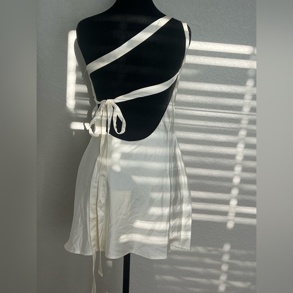 Peppermayo Cream Satin Fabric - Picture 8 of 9